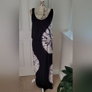 INC Tie-dye maxi sundress